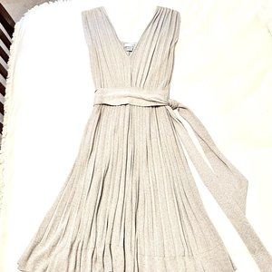 Elegant Silver Cocktail Dress